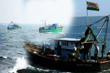 நடுக் கடலில் தத்தளித்த யாழ். கடற்றொழிலாளர்களை காப்பாற்றிய இந்திய கடற்றொழிலாளர்கள்