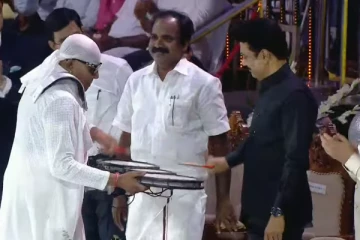 செஸ் ஒலிம்பியாட் நிறைவு விழா - ட்ரம்ஸ் இசைத்து அசத்திய முதலமைச்சர்!