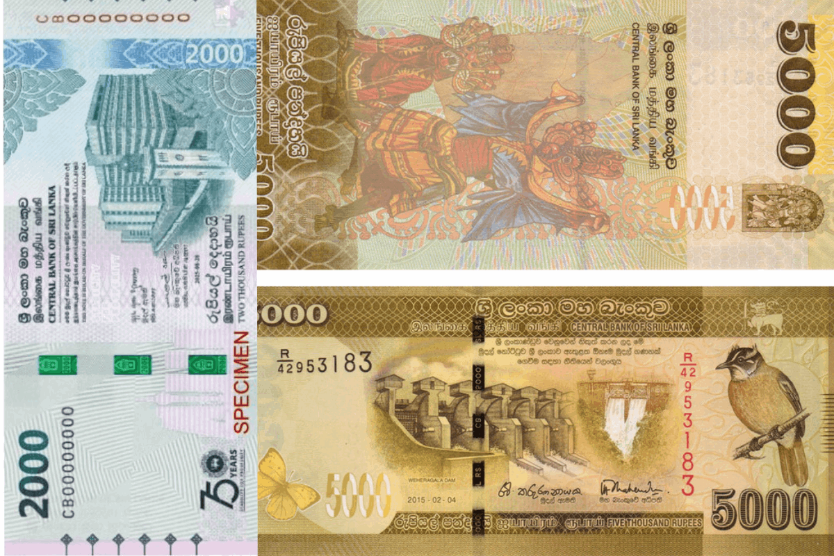 ඔබේ අතට එන රුපියල් 5000 සහ 2000 නෝට්ටු ගැන මීට වඩා හිතන්න