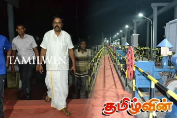 இரணைமடுக் குளத்தின் தற்போதைய நிலை: நேரில் சென்று பார்வையிட்ட சிறீதரன்