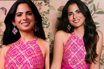 புது கடைக்கு பூஜை போட்ட நீதா அம்பானி!! கவனத்தை ஈர்க்கும் இஷா அம்பானியின் ஆடை..