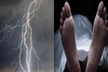 மின்னல் தாக்கியதில் பெண் உள்பட 4 பேர் உயிரிழப்பு