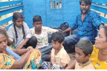 7 இலங்கை தமிழர்கள் அகதிகளாக தனுஷ்கோடிக்கு வருகை..!