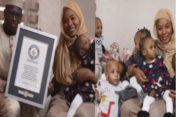 அடடே... ஒரே பிரசவத்தில் ஒன்பது குழந்தைகளை பெற்றெடுத்த பெண்!