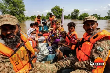 පකිස්ථානයේ ගංවතුරේ හදිසි තත්ත්වයක් - 5ක් මරුට