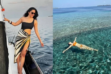 கணவருடன் வீக்கெண்ட்-ஐ என் ஜாய் பண்ணும் நடிகை கியாரா அத்வானி...மாலத்தீவு புகைப்படங்கள்...