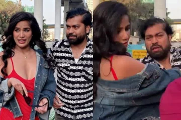 நடிகை பூனம் பாண்டேவிடம் அத்துமீறிய ரசிகர்.. பொது இடத்தில் இப்படியா