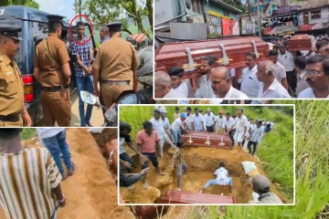 டிக்கோயா இரட்டை கொலை: தம்பதியினரின் பூதவுடல் பலரது கண்ணீருக்கு மத்தியில் நல்லடக்கம்