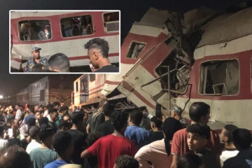 எகிப்தில் நேருக்கு நேர் மோதிய இரண்டு ரயில்கள்: 2 குழந்தைகள் உட்பட 3 பேர் உயிரிழப்பு