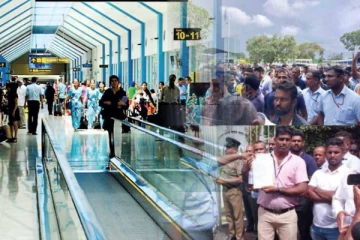 கட்டுநாயக்க விமான நிலையத்தில் பதற்றம்! போராட்டத்தில் குதித்த ஊழியர்கள் (படங்கள்)