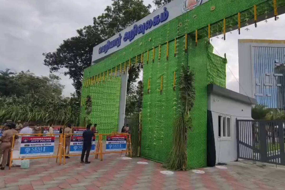 கோவையில் பெரியார் அறிவுலக கட்டிடத்தை முதலமைச்சர் விஜய் திறந்து வைத்தார் | Cm Vijay Inaugurated Periyar Library In Coimbatore கோவையில் பெரியார் அறிவுலக கட்டிடத்தை முதலமைச்சர் விஜய் திறந்து வைத்தார் | Cm Vijay Inaugurated Periyar Library In Coimbatore