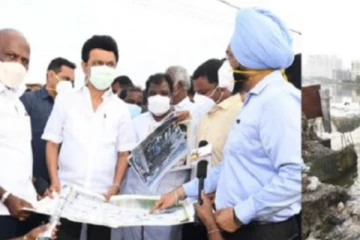 கன மழையால் பாதிக்கப்பட்ட பகுதிகளில் முதலமைச்சர் மு.க.ஸ்டாலின் நேரில் ஆய்வு