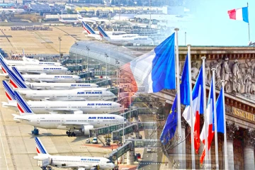 பிரான்ஸில் இன்றும் முதல் நாளை வரை 70 சதவீத விமான சேவைகள் ரத்து