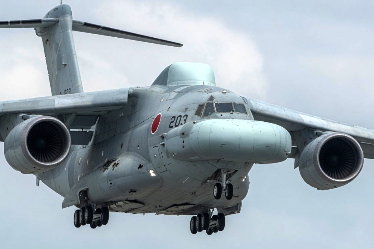 Japans Kawasaki EC-2 Jet, Aircraft Japans Kawasaki EC-2 Jet, Aircraft