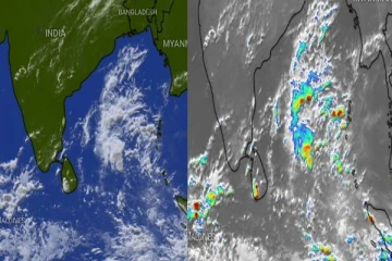 தென்கிழக்கு வங்காள விரிகுடாவில் உருவாகியுள்ள புதிய காற்றுச் சுழற்சி!