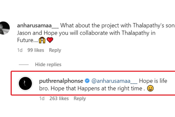 விஜய் - சமந்தா மட்டும் ஓகே சொன்னால்.. பிரபல இயக்குனர் போட்ட திட்டம் | Alphonse Puthren Wants To Direct Vijay Samantha
