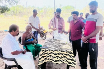 கிளிநொச்சி புன்னைநீராவி மக்களை சந்தித்தார் சிறீதரன் எம்.பி