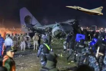 வெளிநாடொன்றில் நூற்றுக்கும் மேற்பட்டவர்களுடன் சென்ற இராணுவ விமானம் விழுந்து நொருங்கியது