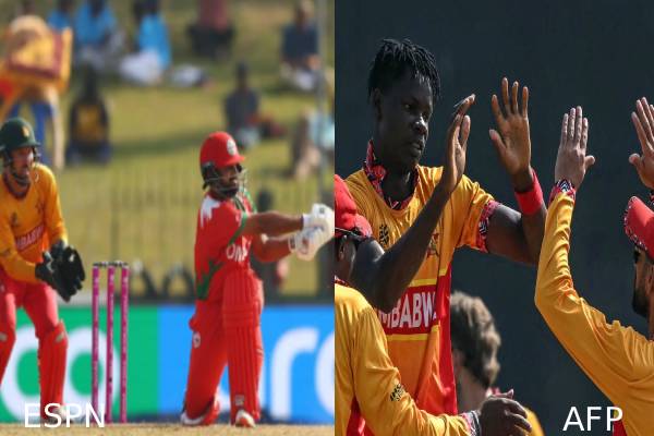 பயிற்சி போட்டியில் வாங்கிய மரணஅடி! உலகக்கிண்ணத்தில் ஓமனை பழிதீர்த்த ஜிம்பாப்வே | Zimbabwe Defeat Oman By 8 Wickets At T20 Wc