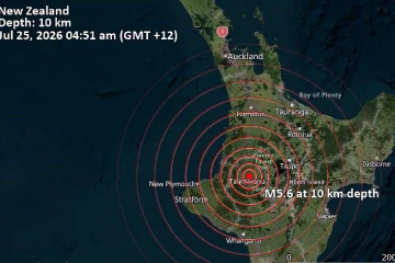 අලුයම 4.51 ට උතුරු දූපත හෙල්ලෙයි - රිච්ටර් මාපකයේ 5.9 ක දරුණු භූමිකම්පාවක්