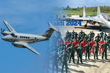 இந்திய விமானப் போர் பயிற்சியில் இலங்கையின் பீச்கிராஃப்ட் விமானம்