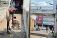 யாழ். கஸ்தூரியார் வீதியில் இடிக்கப்படும் இரு மேம்பாலங்கள்
