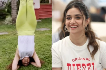 தலைகீழாக நிற்கும் கீர்த்தி சுரேஷ்.. வீடியோ பார்த்து ஆச்சர்யத்தில் ரசிகர்கள்