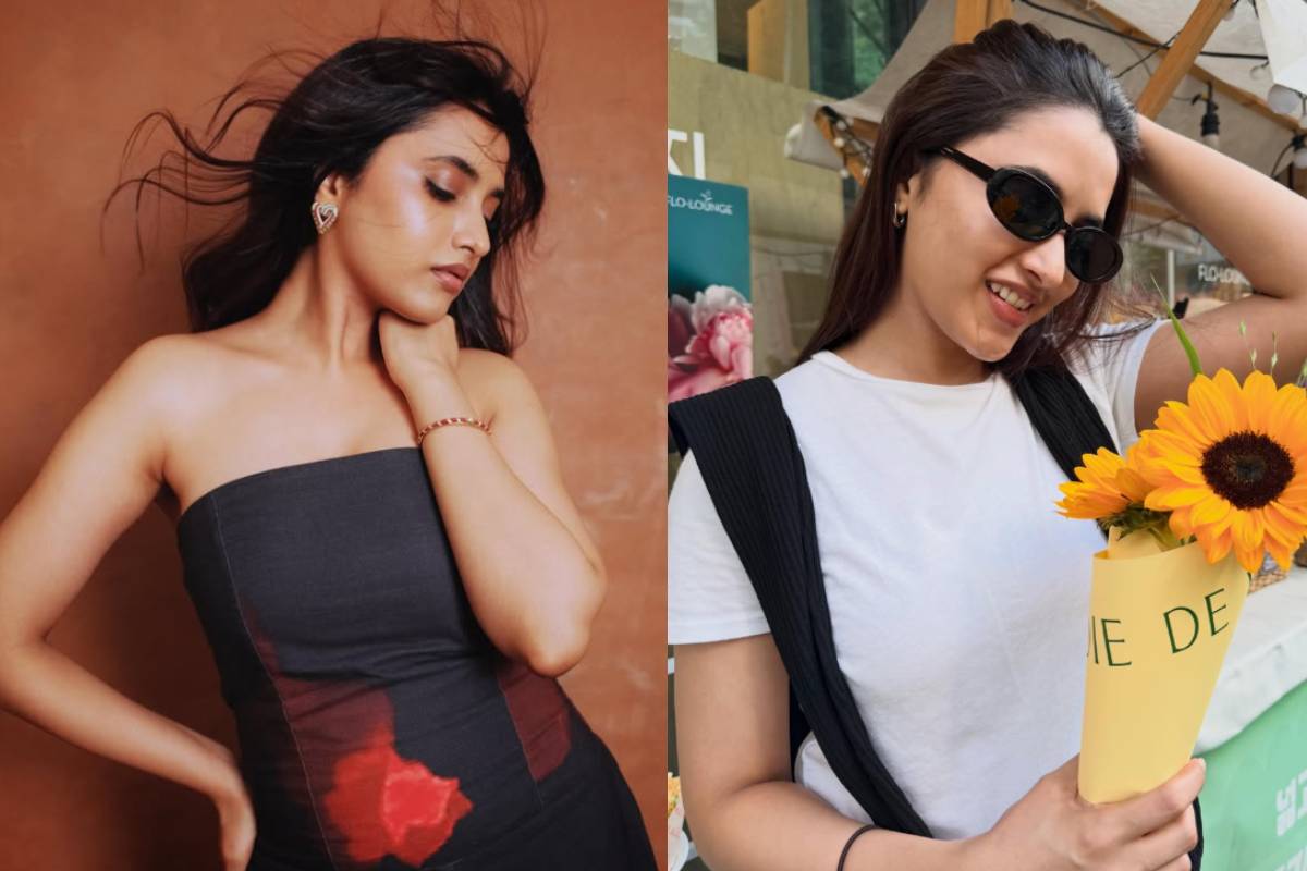 நடிகை பிரியங்கா மோகனா இது!! சேலையில் இப்படி மின்னுறாங்க.. | Priyanka Mohan Recent Saree Photoshoot