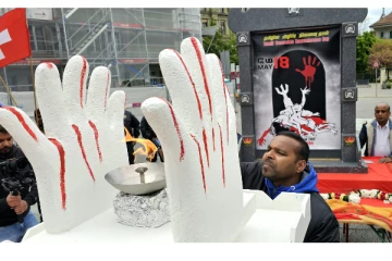 சுவிஸ்லாந்தில் உணர்வெழுச்சி கொண்ட முள்ளிவாய்க்கால் நினைவேந்தல் (காணொளி)