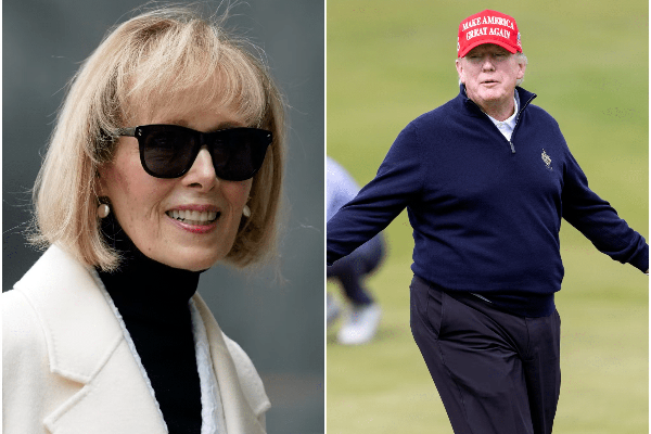 பறக்கும் விமானத்தில் முத்தம் கொடுக்க முயன்ற ட்ரம்ப் - 81 வயது மூதாட்டி பகீர் புகார் | Trump Groped Me Flight Woman Tells Us Civil Trial