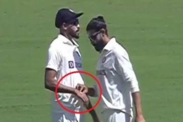 பந்தை சேதப்படுத்திய சர்ச்சைக்குள் சிக்கிய ஜடேஜா! வைரலாகும் காணொளி