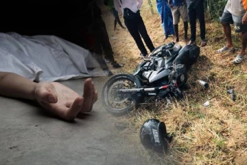 மோட்டார் சைக்கிள் விபத்தொன்றில் ஸ்தலத்திலேயே பலியான இளைஞன்