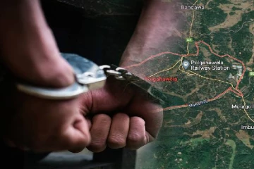 சிறுவனை ஆற்றில் தூக்கி வீசிய கிராம சேவகர்