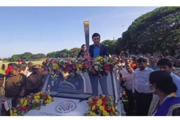 சென்னையில் தொடங்கியது ஒலிம்பியாட் ஜோதி ஓட்டம்...!