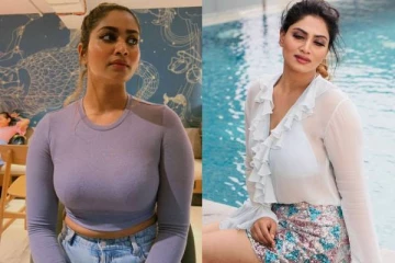 வெறும் டி ஷர்ட் மட்டும் தான்!! கவர்ச்சியில் எல்லை மீறும் ஷிவானி