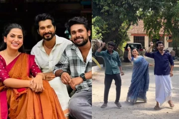 அய்யனார் துணை சீரியல் பிரபலங்கள் போட்ட குத்தாட்டம்.. வைரலாகும் வீடியோ