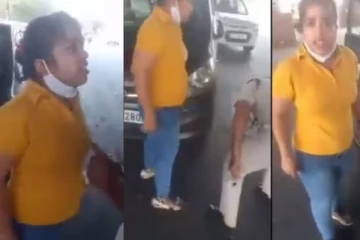 கன்னத்தில் ஓங்கி பளார் விட்ட பெண்; சுருண்டு விழுந்த காவலர் - அதிர்ச்சி வீடியோ!