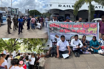 கொழும்பில் பல்வேறு கோரிக்கைகளை முன்வைத்து வீதிக்கிறங்கிய அரச ஊழியர்கள்