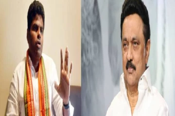 ரயில் வராத தாண்டவாளத்தில் தலை வைத்தது போல் ஸ்டாலின் பேசுகிறார் : அண்ணாமலை கிண்டல்