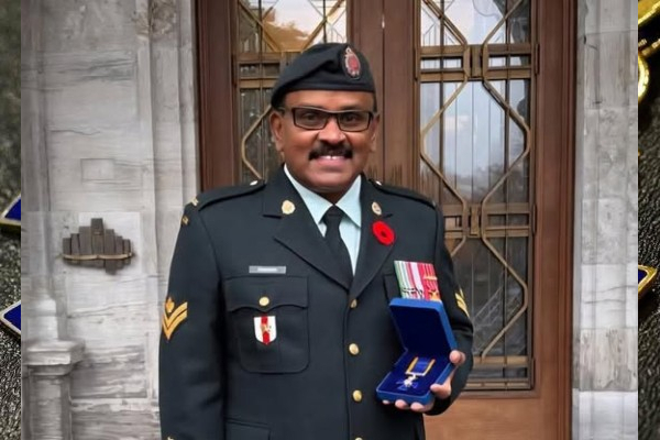 கனேடிய இராணுவத்தின் உயரிய விருதை பெற்ற யாழ்ப்பாணத் தமிழர் | Canada Mmm Award For Sri Lankan Tamil