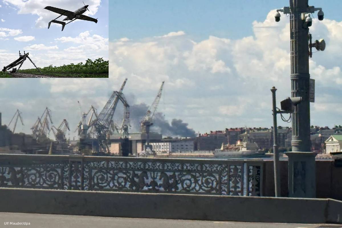 Ukraine strike on st petersburg
