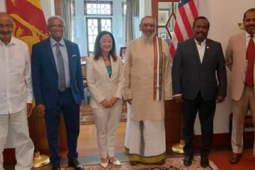 வடக்கு - கிழக்கு தமிழ்த் தலைவர்களைச் சந்தித்த அமெரிக்கத் தூதுவர்