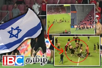 இஸ்ரேலிய கால்பந்து ரசிகர்கள் மீது கடுமையாக தாக்குதல்
