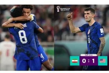 உலகக்கோப்பை கால்பந்து : ஈரானை வீழ்த்தி அமெரிக்க அபார வெற்றி...!