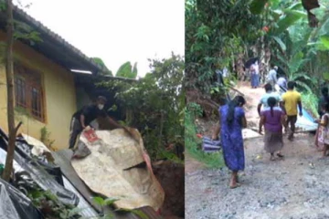 ගම්වාසීන් කළ ඉල්ලීම... - අනේ අපිට යන්න තැනක් දෙන්න