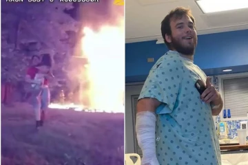 அமெரிக்காவில் சூப்பர் ஹீரோவாக மாறிய பீட்சா டெலிவரி ஊழியர்!