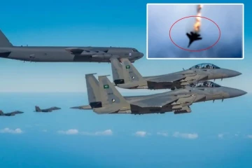 சவுதி அரேபியாவின் F15 SA போர் விமானம் விபத்து: குழுவினர் அனைவரும் உயிரிழப்பு