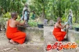 வெள்ளத்தால் பாதிக்கப்பட்ட தேவாலயத்தை தூய்மைப்படுத்திய பௌத்த தேரர்