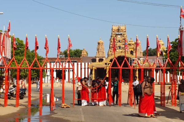 வரலாற்று சிறப்பு மிக்க நல்லூர் கந்தனின் கொடிச்சீலை எடுத்துவரும் நிகழ்வு | Jaffna Nallur Kandaswamy Kovil Festival 2025
