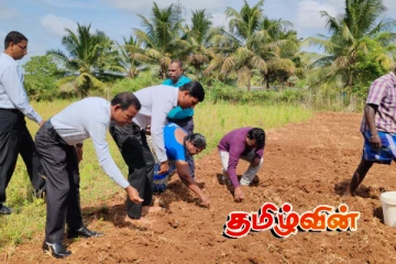 வவுனியாவில் பிடியளவு கமநில திட்டத்தின் ஊடாக உள்வாங்கப்பட்ட காணியில் மீள் பயிரிடல்